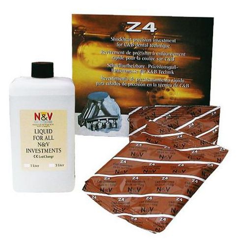 Зет4 паковочная масса Z4 30 * 500 гр + 4 л