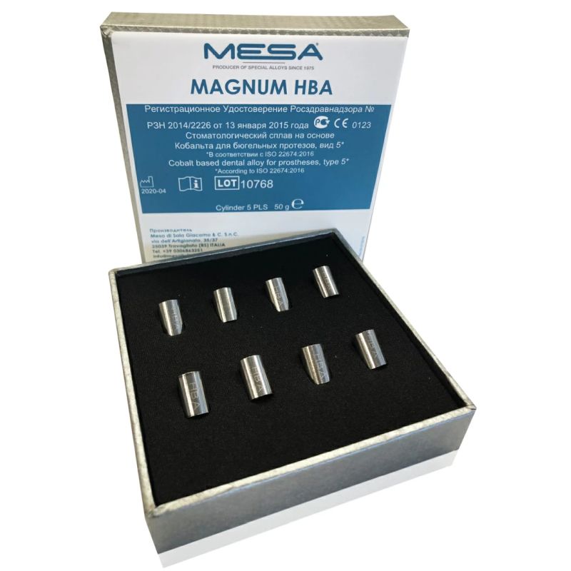 Сплав Magnum HBA Co-Cr зуботехнический сплав 40160032А Mesa 1 кг