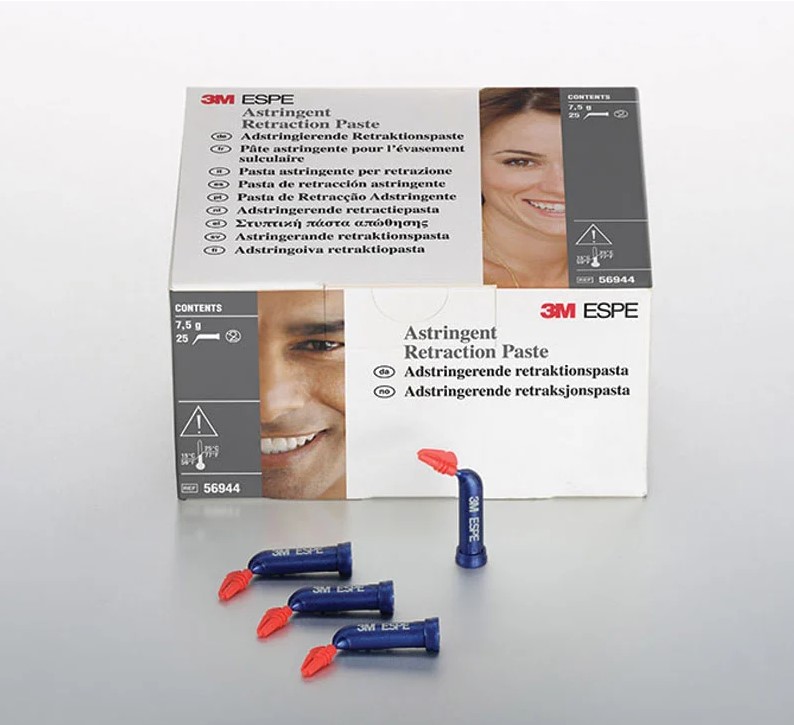 Паста ретракционная кровоостанавливающая Astringent 3М 25 капсул