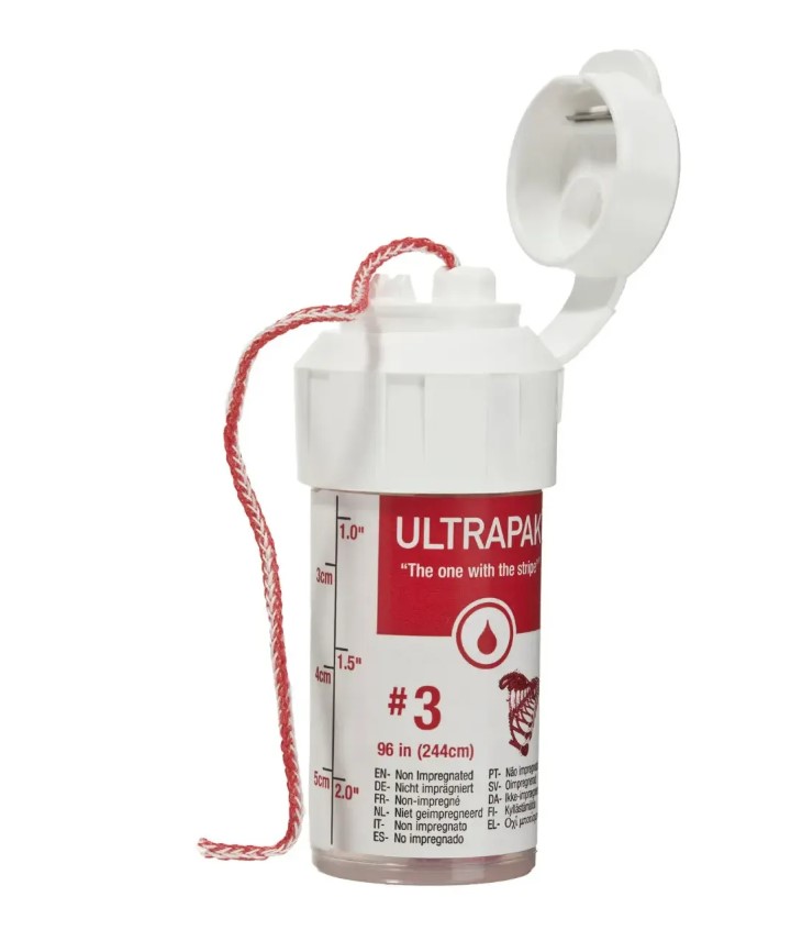 Нить ретракционная ULTRAPAK 244 см размер 3