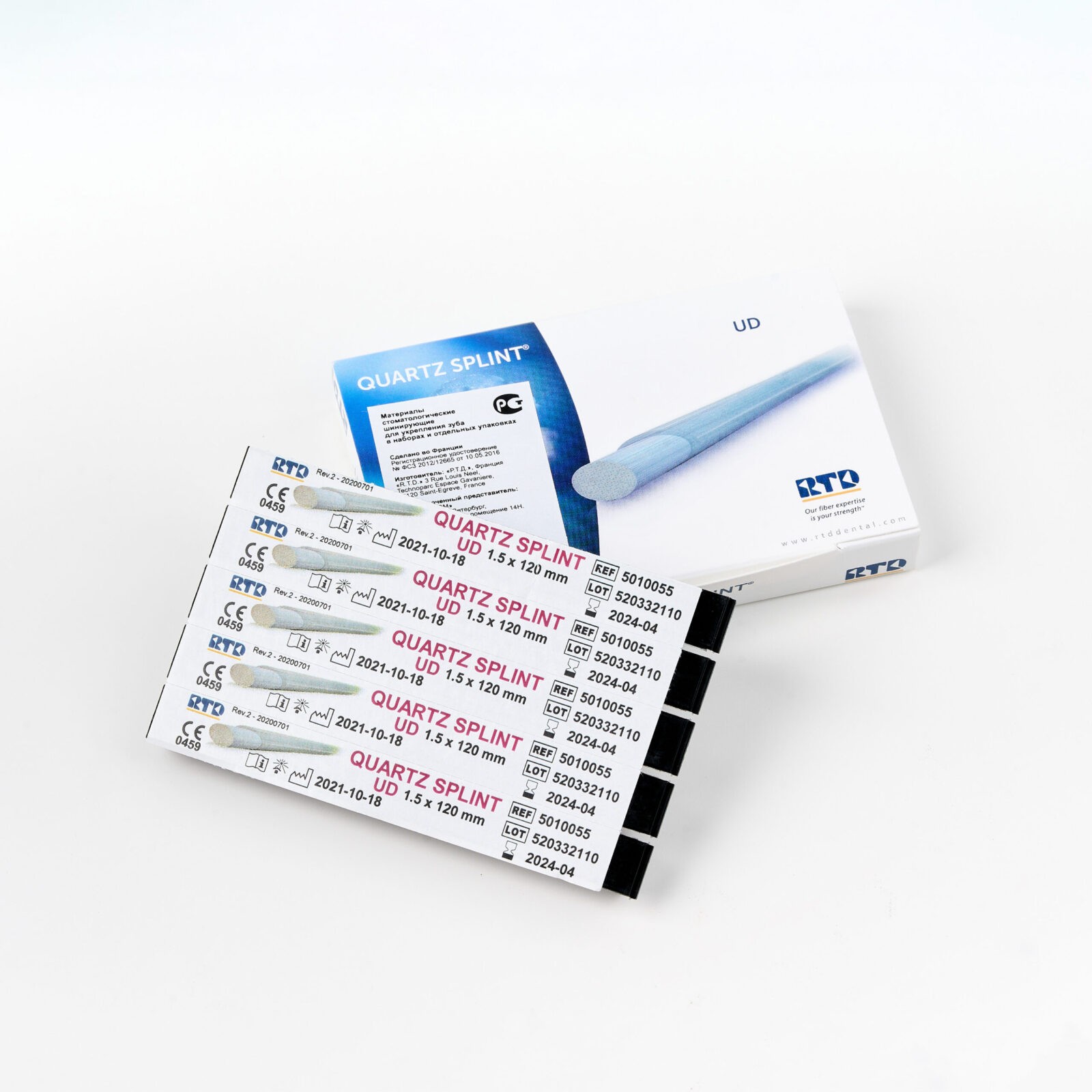 Нить QUARTZ SPLINT UD шинирующий пучок 1,5 * 80 мм 5 шт