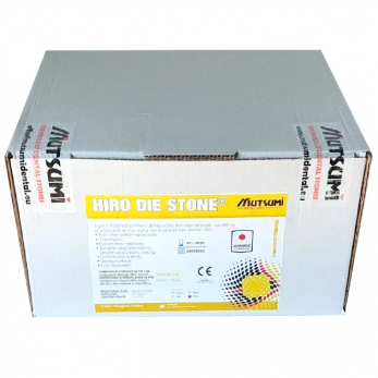 Гипс HIRO DIE STONE 4 класс желтый 20 кг (8 * 2,5 кг)