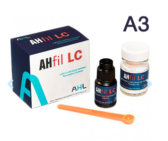 Ашфил AHfil LC A3 стеклоиономерный цемент для реставраций 15 гр + 6 мл