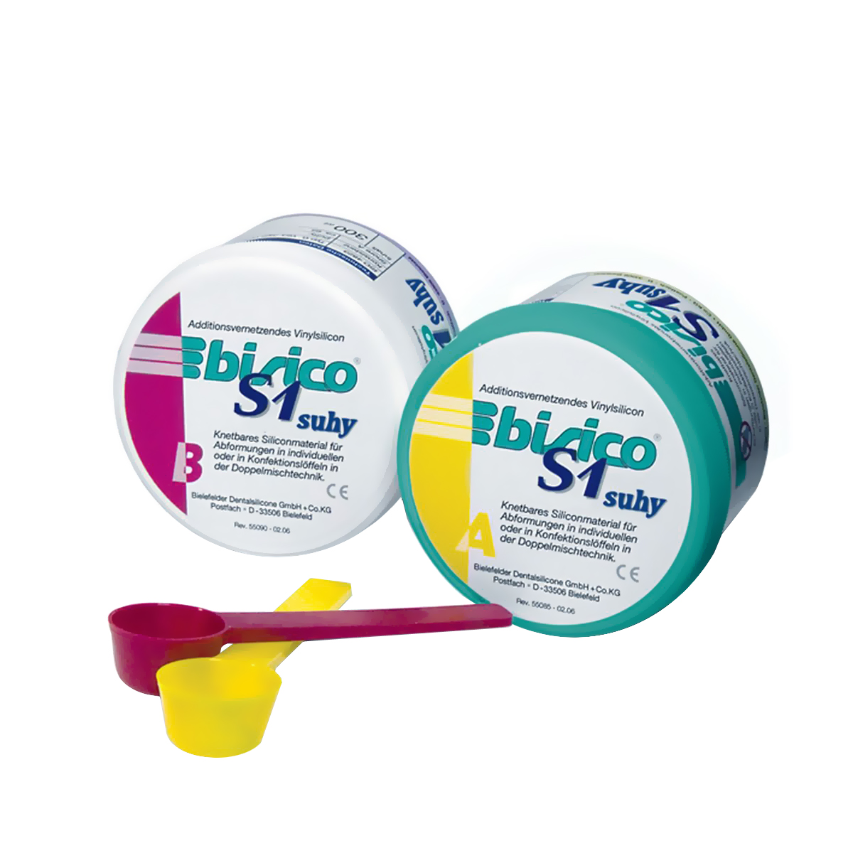 Бисико S1 Suhy putty базовый материал для сэндвич-техники 2 * 300 мл 01090