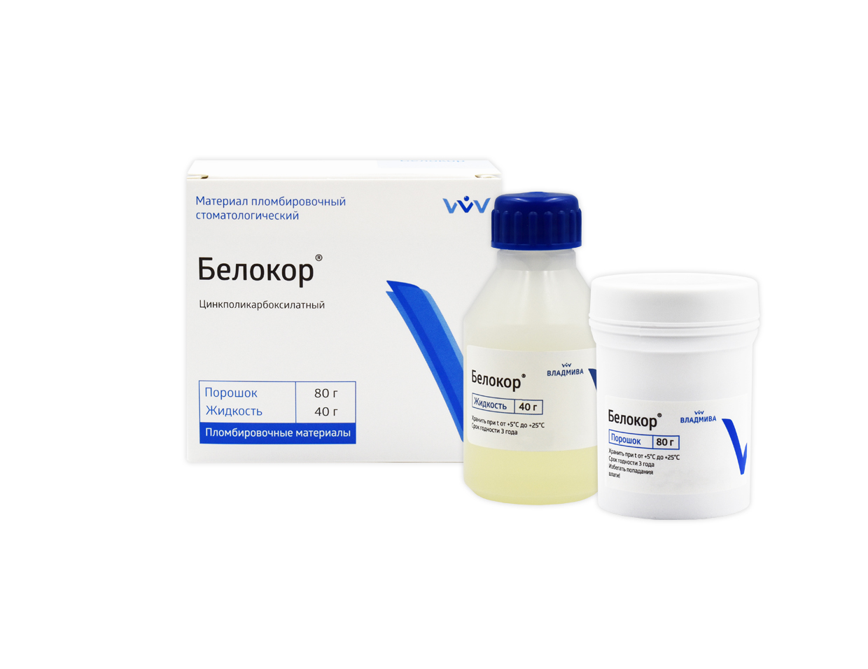 Белокор порошок 80 гр + жидкость 2 * 20 мл