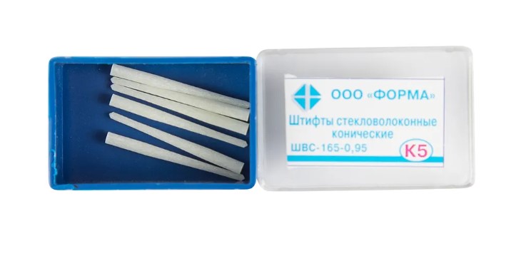Штифты стекловолоконные Форма K5 мм 6 шт