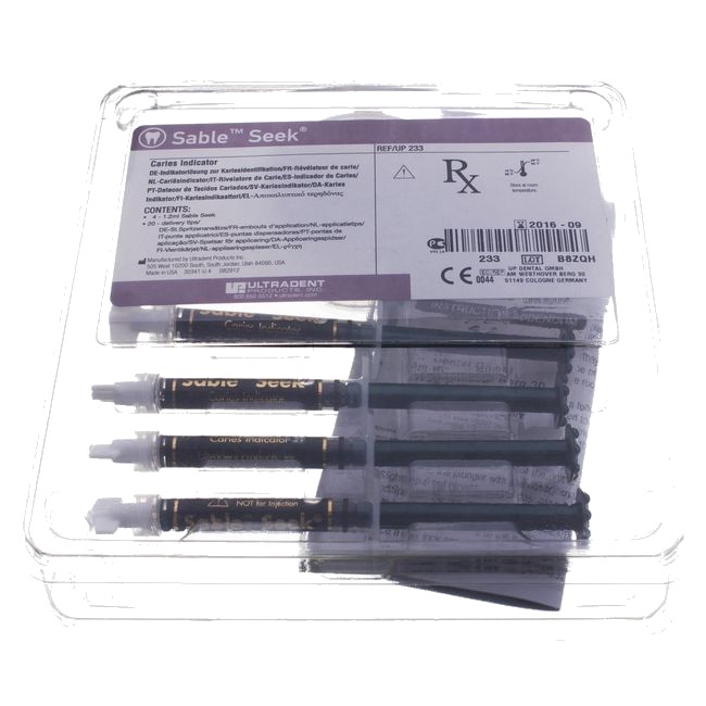 Сэйбл Сик набор Sable Seek kit кариес индикатор зеленый без насадок 4 * 1.2 мл