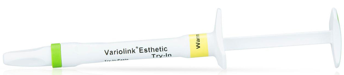 Вариолинк Esthetic Try-In примерочная паста для фиксации Warm теплый 1,7 гр 666115WW