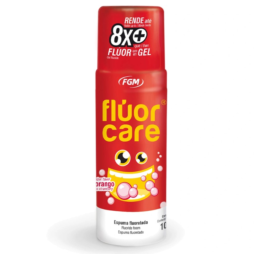 Флюор Кэа Fluor Care пенка реминерализирующая FGM  вкус клубника 100 г