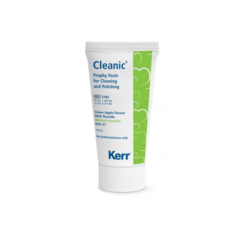Паста Cleanic №3182 с фтором вкус зеленое яблоко 100 гр