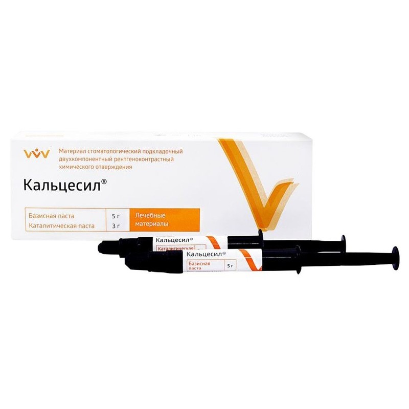 Кальцесил паста базисная 5 гр + паста каталитическая 3 гр_