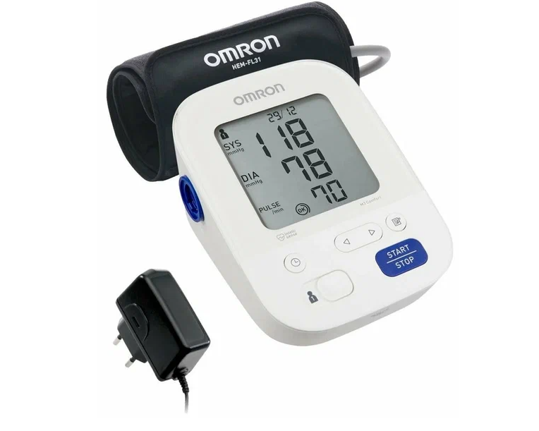 Тонометр автоматический OMRON Comfort M3 с адаптером