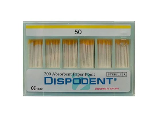 Штифты бумажные Dispodent 50 200 шт