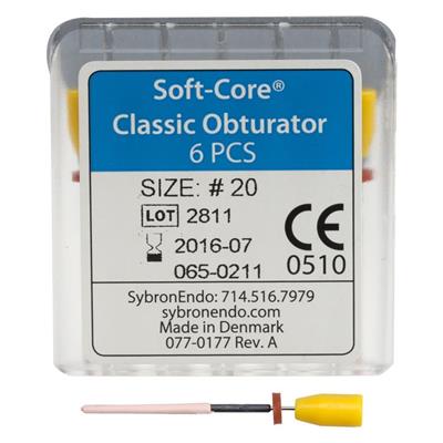 Обтураторы гуттаперчевые Soft-Core №20 SCR12/20 12 шт