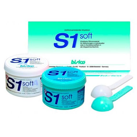 Бисико S1 Soft putty высокоточный мягкий базовый материал для сэндвич-техники 2 * 300 мл 01060