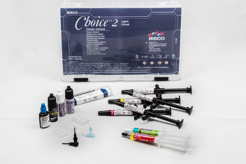 Чойс 2 Veneer Cement Kit набор для фиксации виниров композитных и непрямых фарфоровых вкладок