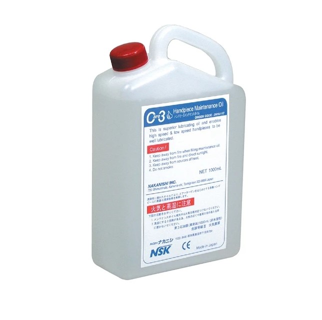 Масло для смазки наконечников Maintenance Oil для Care 3 NSK 1 л