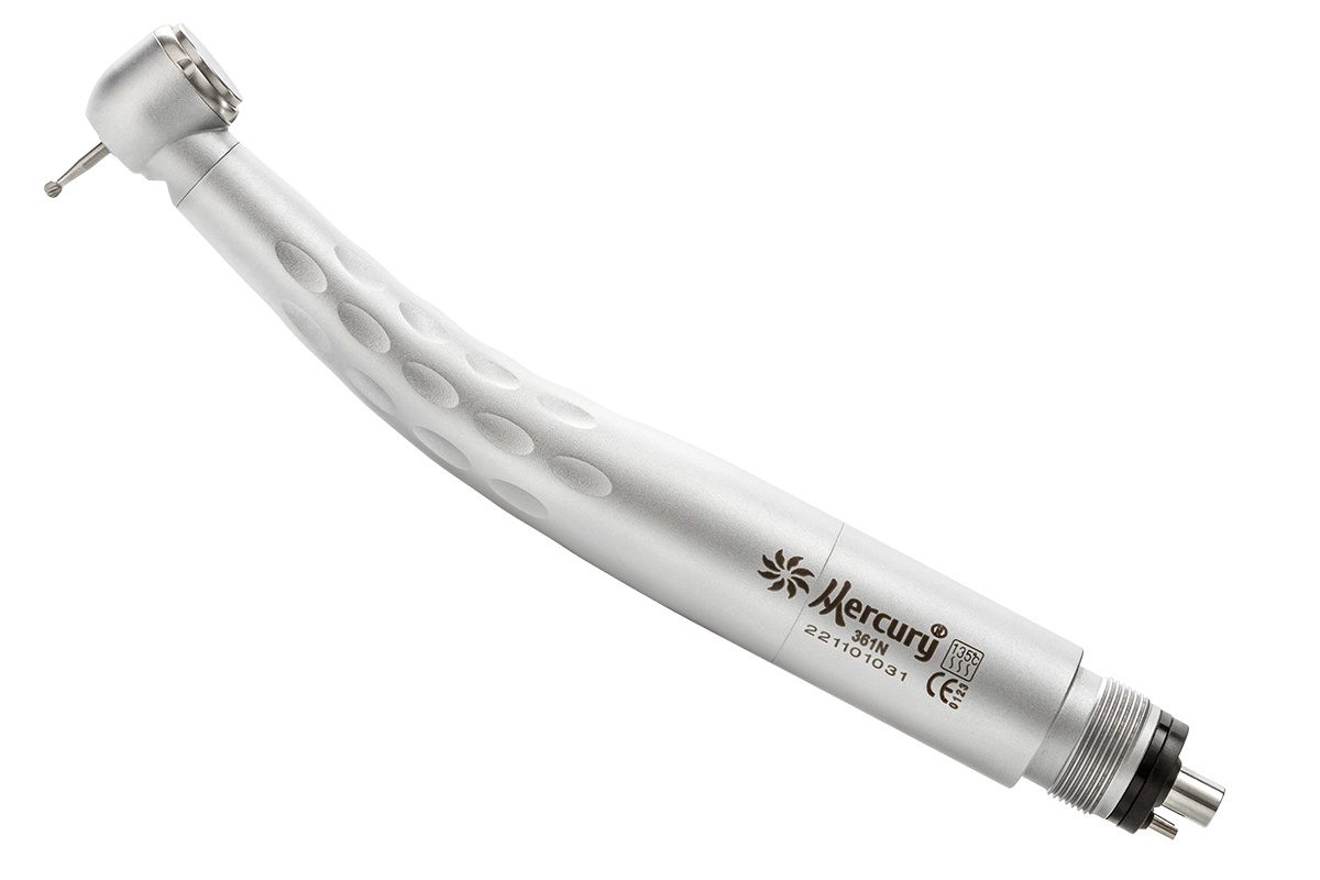 Наконечник турбинный Mercury 361N с генератором света + 2 ротора